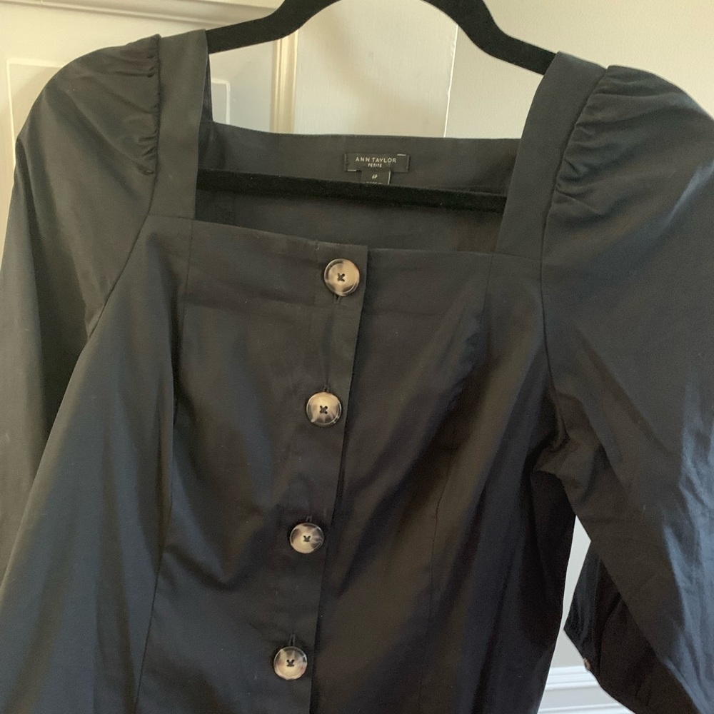 Ann Taylor Square Neck Shirt